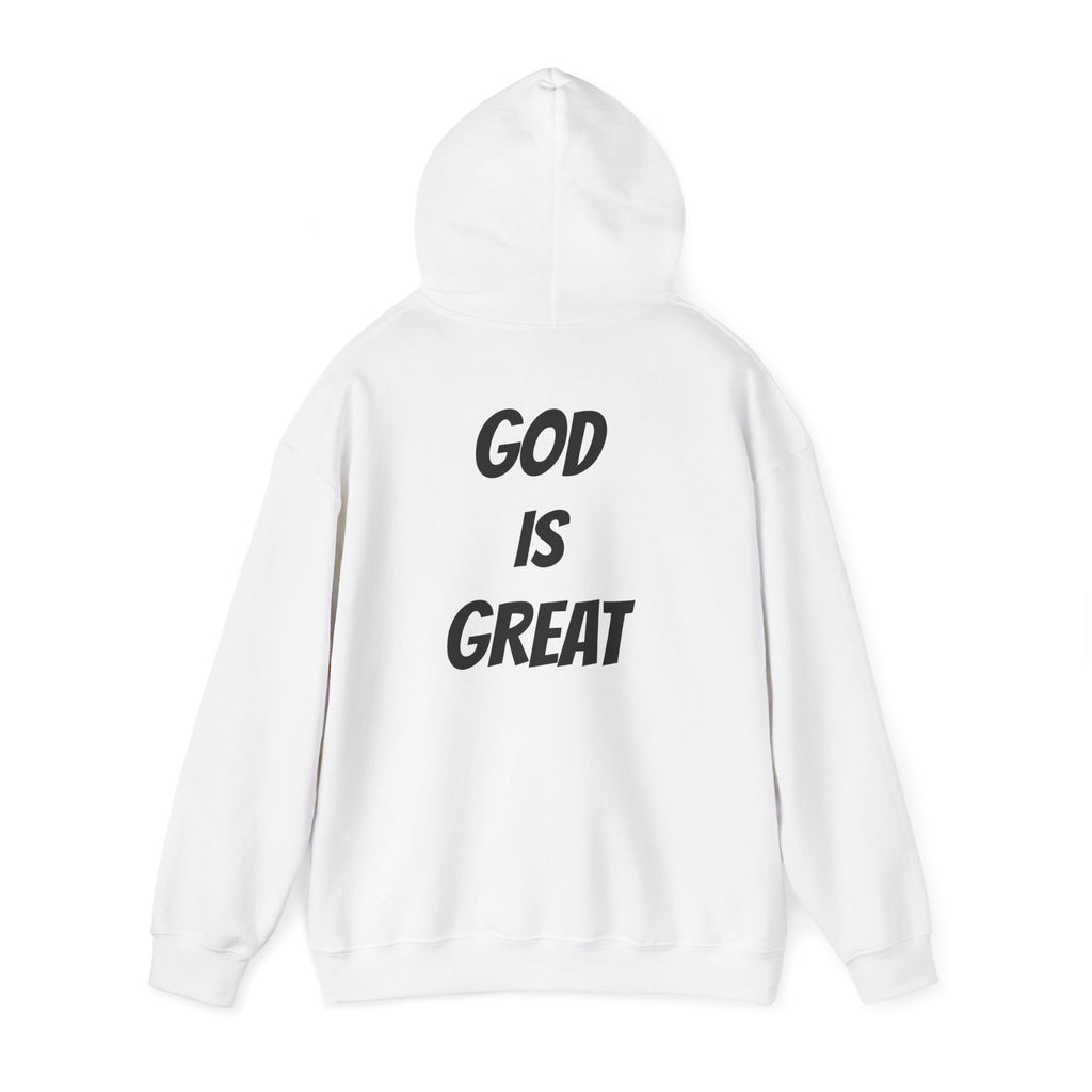 God Is Great Inspirational Hoodie, Unisex Sweatshirt for Faith Lovers, Perfect for Religious Gifts, Church Events, Cozy Wear