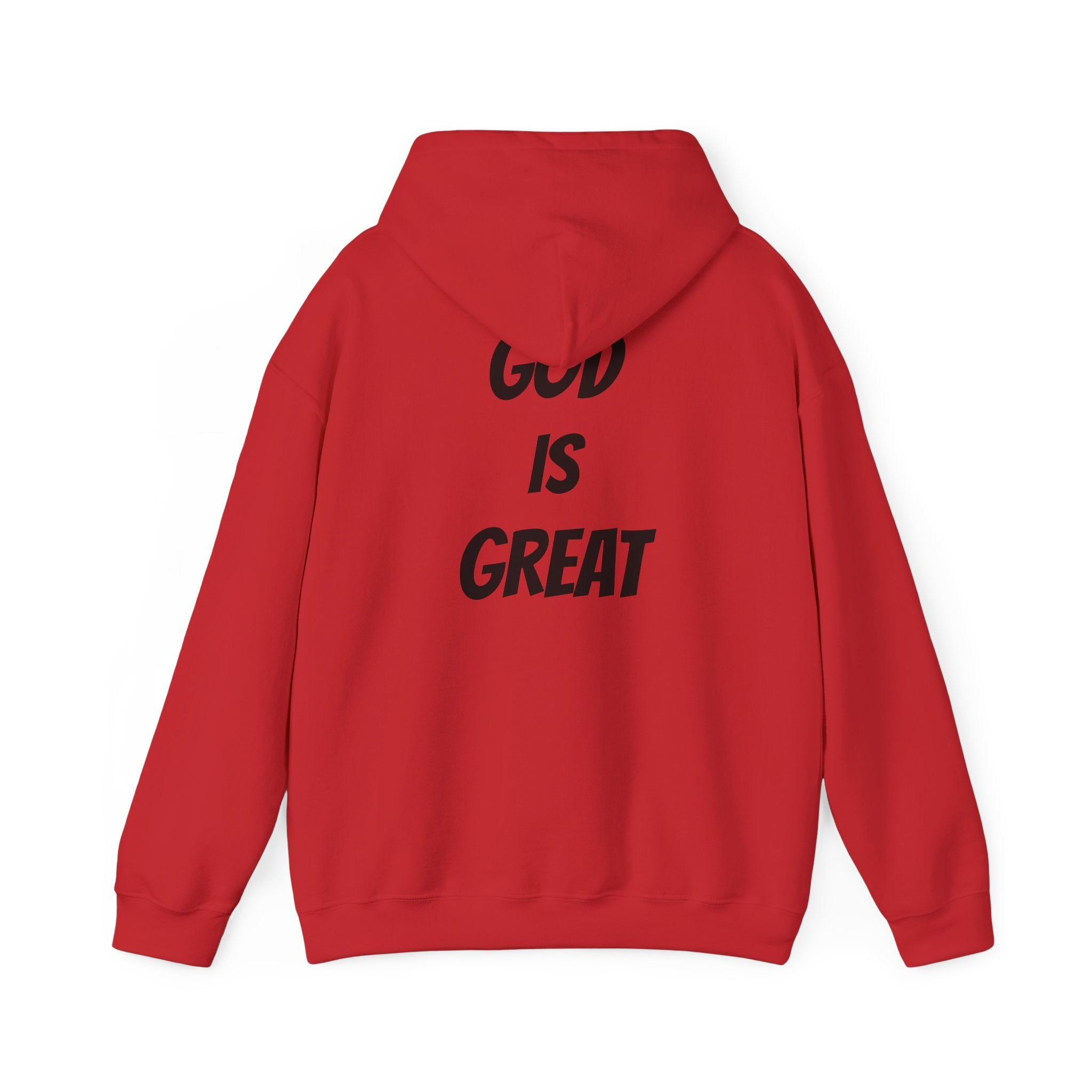 God Is Great Inspirational Hoodie, Unisex Sweatshirt for Faith Lovers, Perfect for Religious Gifts, Church Events, Cozy Wear