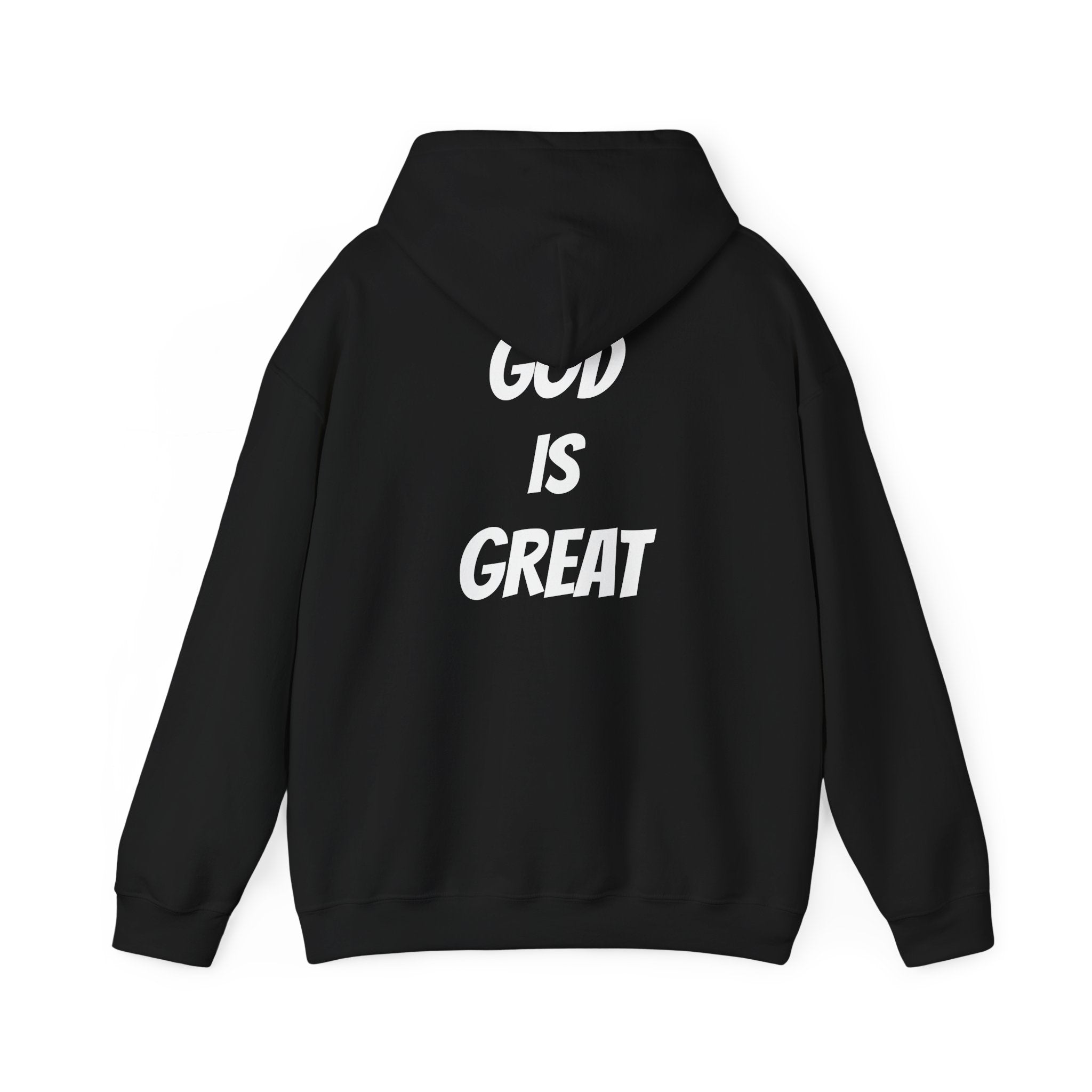 God Is Great Inspirational Hoodie, Unisex Sweatshirt for Faith Lovers, Perfect for Religious Gifts, Church Events, Cozy Wear