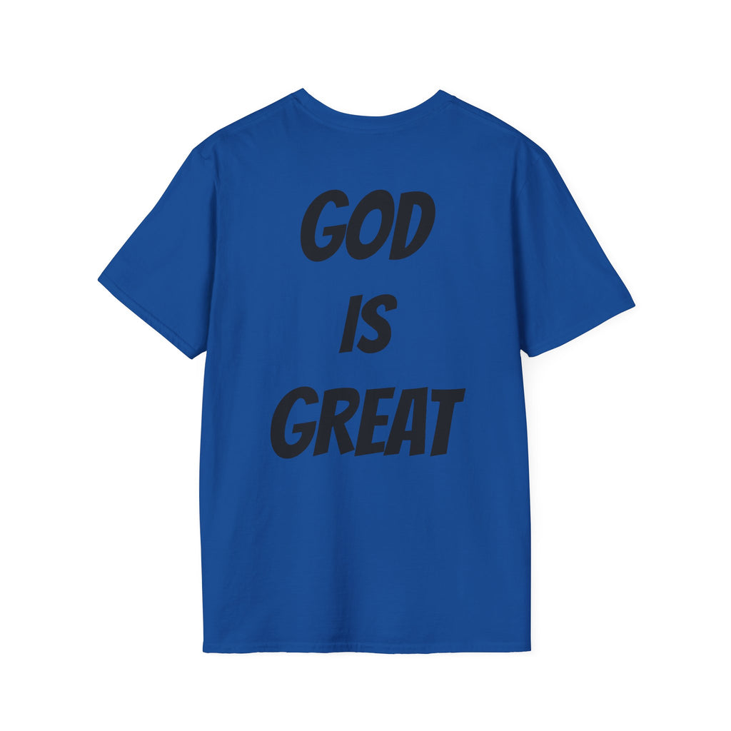 Unisex Softstyle T-Shirt with 'God is Great' Design - Inspirational Tee for Faith, Church Events, Everyday Wear, Gift for Believers, [...]