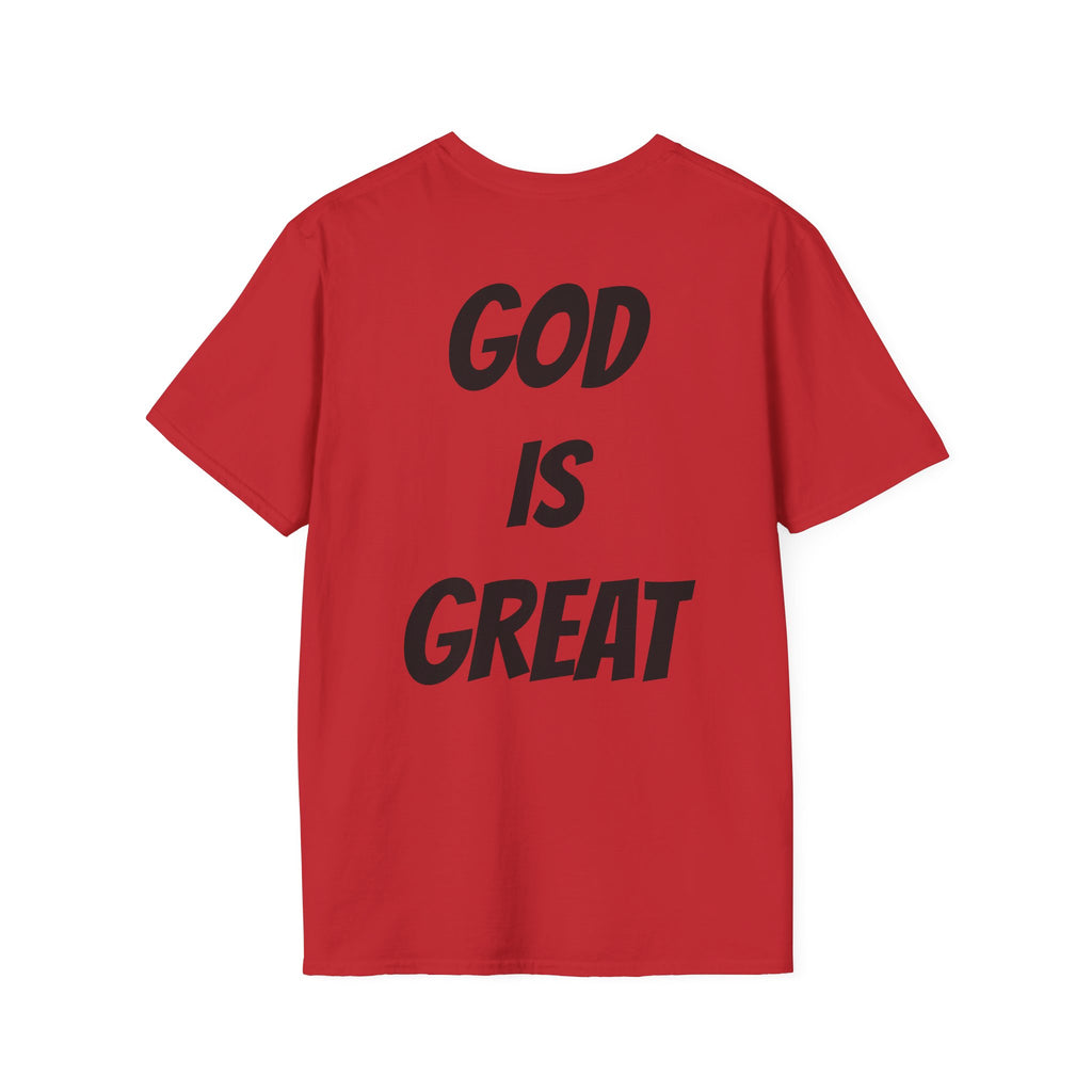 Unisex Softstyle T-Shirt with 'God is Great' Design - Inspirational Tee for Faith, Church Events, Everyday Wear, Gift for Believers, [...]