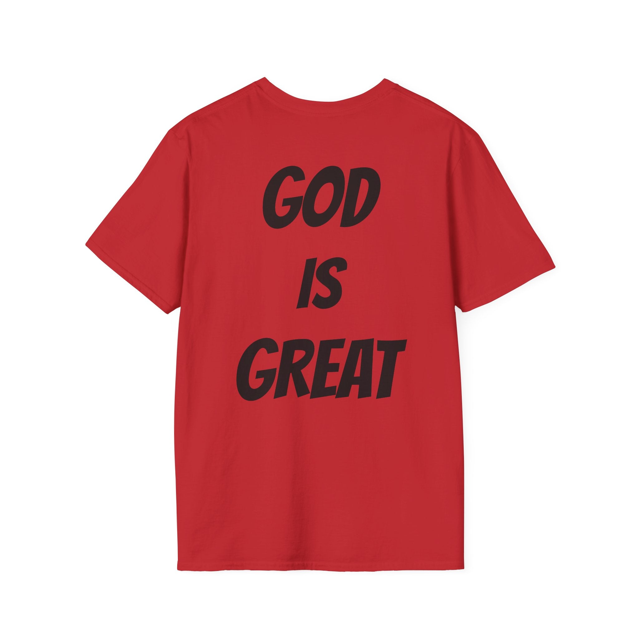 Unisex Softstyle T-Shirt with 'God is Great' Design - Inspirational Tee for Faith, Church Events, Everyday Wear, Gift for Believers, [...]