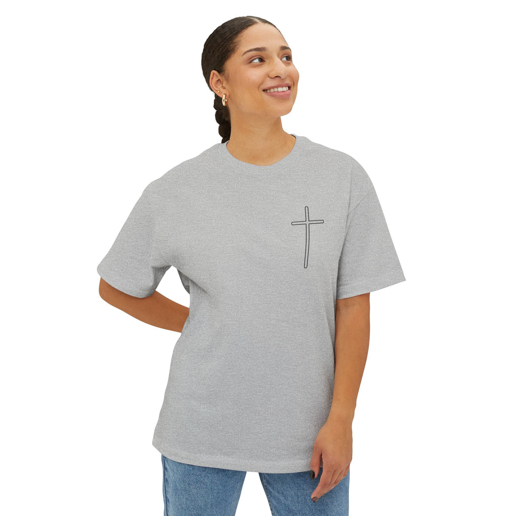 Unisex Oversized Boxy Tee - God is Great, Casual Streetwear Shirt, Gift for Friends, Inspirational Apparel, Everyday Comfort Tee