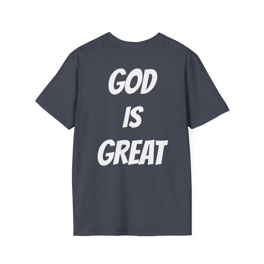 Unisex Softstyle T-Shirt with 'God is Great' Design - Inspirational Tee for Faith, Church Events, Everyday Wear, Gift for Believers, [...]