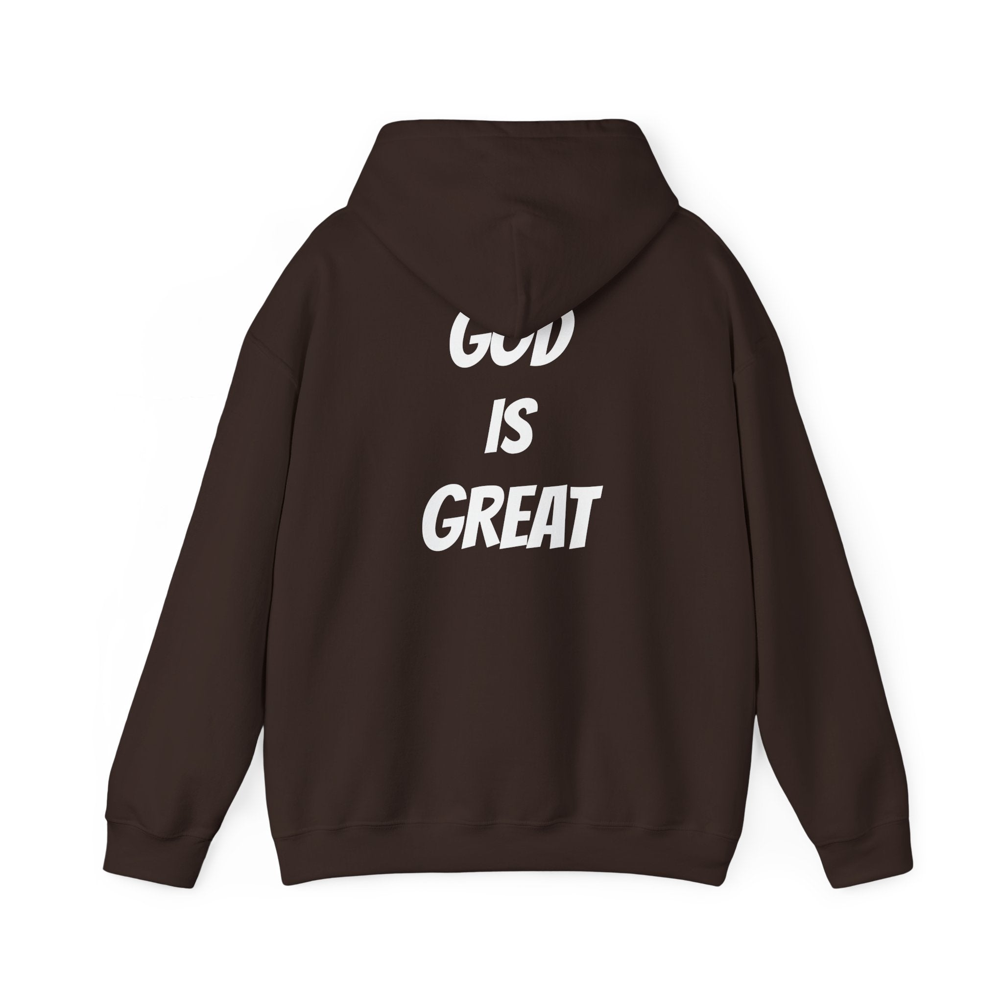 God Is Great Inspirational Hoodie, Unisex Sweatshirt for Faith Lovers, Perfect for Religious Gifts, Church Events, Cozy Wear