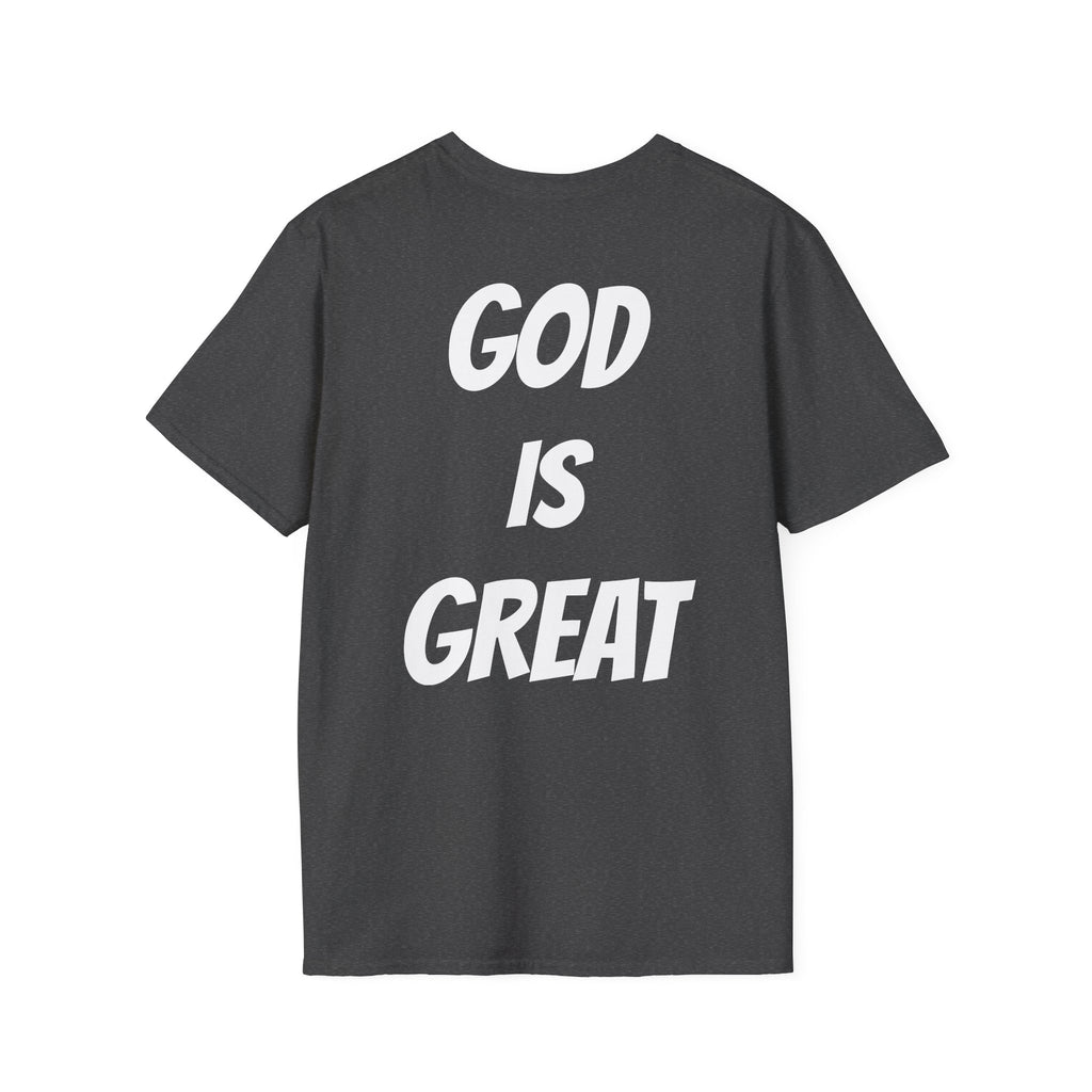 Unisex Softstyle T-Shirt with 'God is Great' Design - Inspirational Tee for Faith, Church Events, Everyday Wear, Gift for Believers, [...]