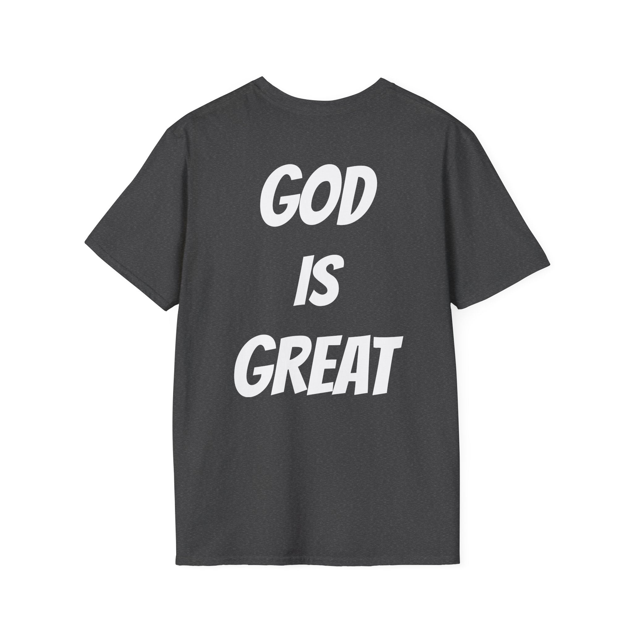 Unisex Softstyle T-Shirt with 'God is Great' Design - Inspirational Tee for Faith, Church Events, Everyday Wear, Gift for Believers, [...]