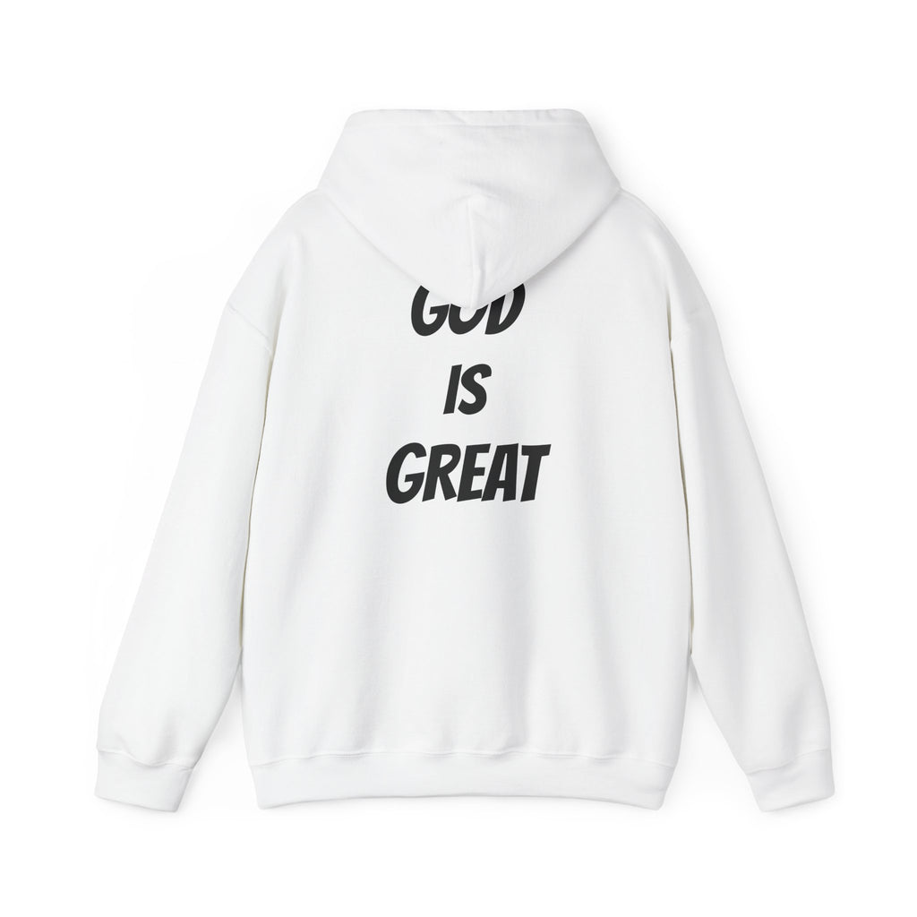 God Is Great Inspirational Hoodie, Unisex Sweatshirt for Faith Lovers, Perfect for Religious Gifts, Church Events, Cozy Wear
