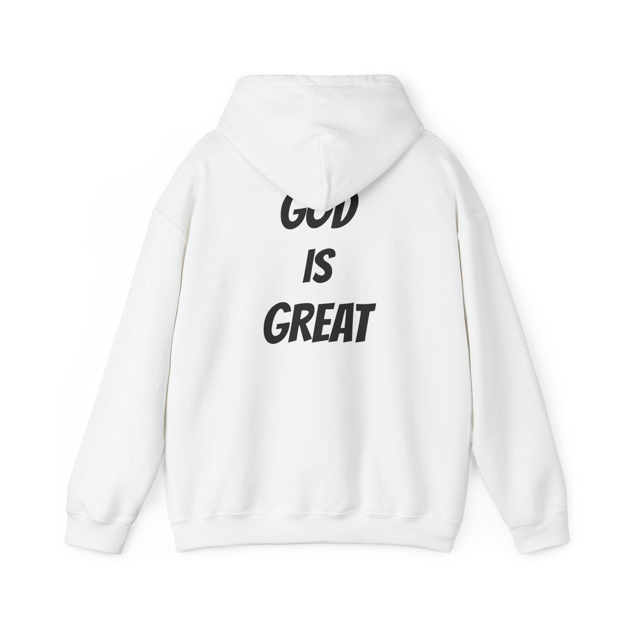 God Is Great Inspirational Hoodie, Unisex Sweatshirt for Faith Lovers, Perfect for Religious Gifts, Church Events, Cozy Wear