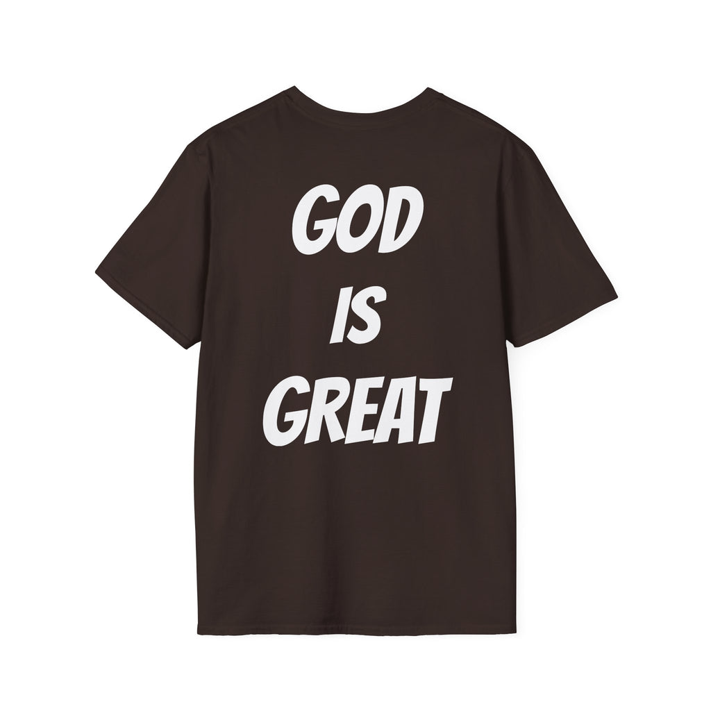 Unisex Softstyle T-Shirt with 'God is Great' Design - Inspirational Tee for Faith, Church Events, Everyday Wear, Gift for Believers, [...]