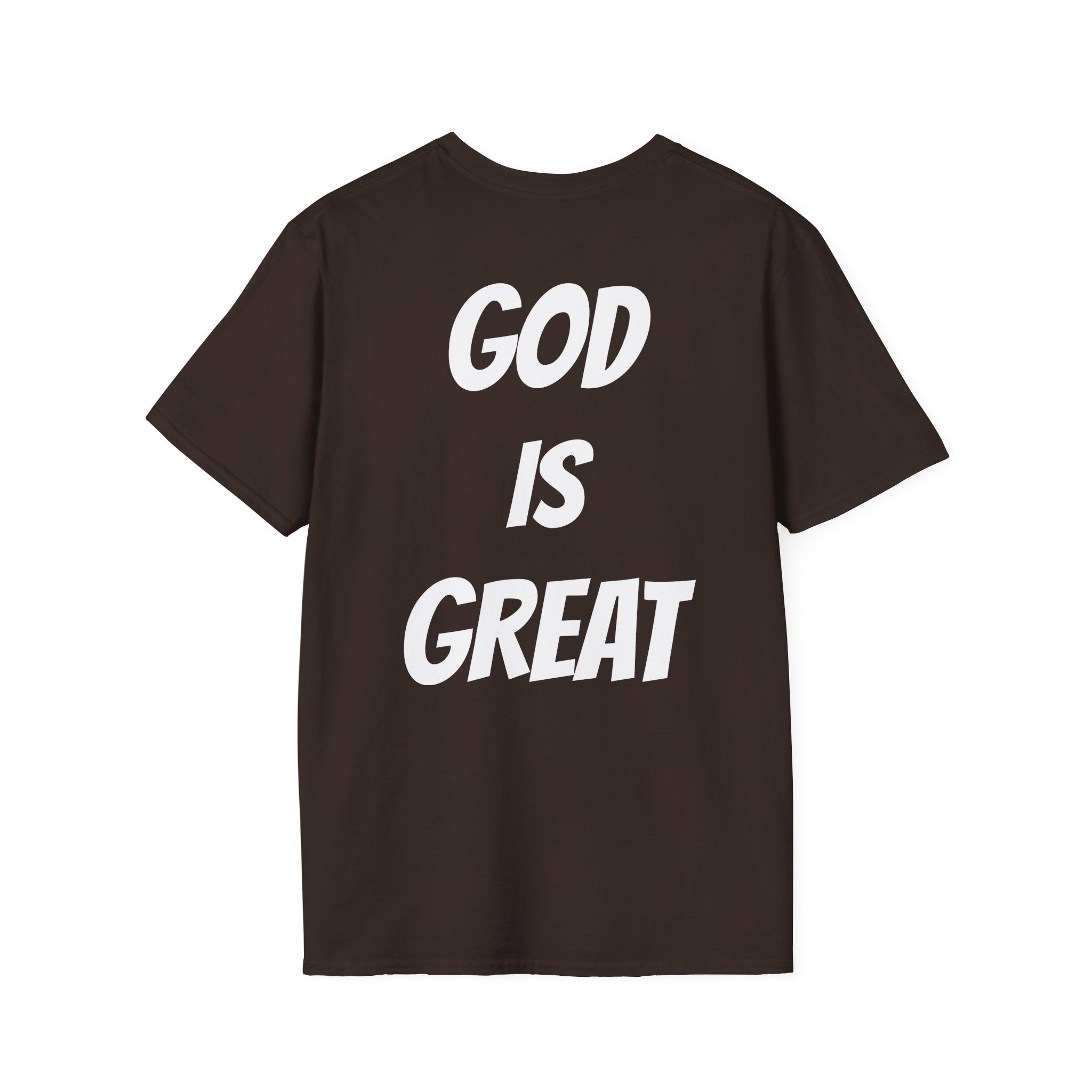 Unisex Softstyle T-Shirt with 'God is Great' Design - Inspirational Tee for Faith, Church Events, Everyday Wear, Gift for Believers, [...]