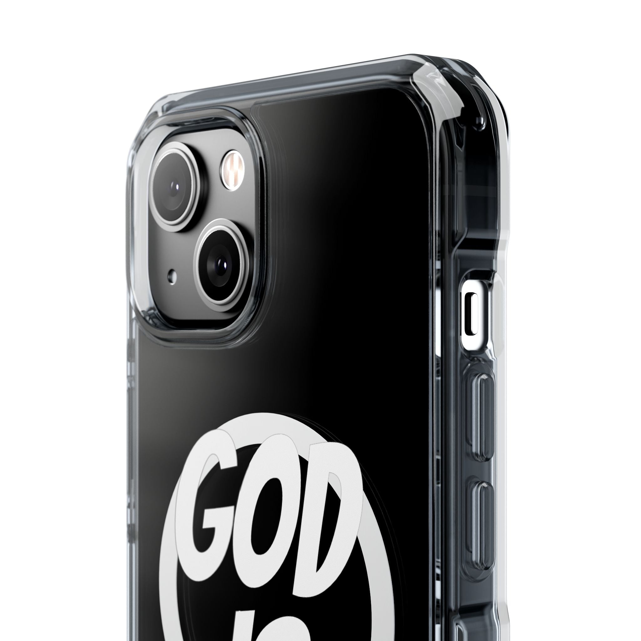 Magnetic Phone Case with Inspirational Design - God is Great, Clear Protective Cover, Gift for Christians, Motivational Quote Case, [...]